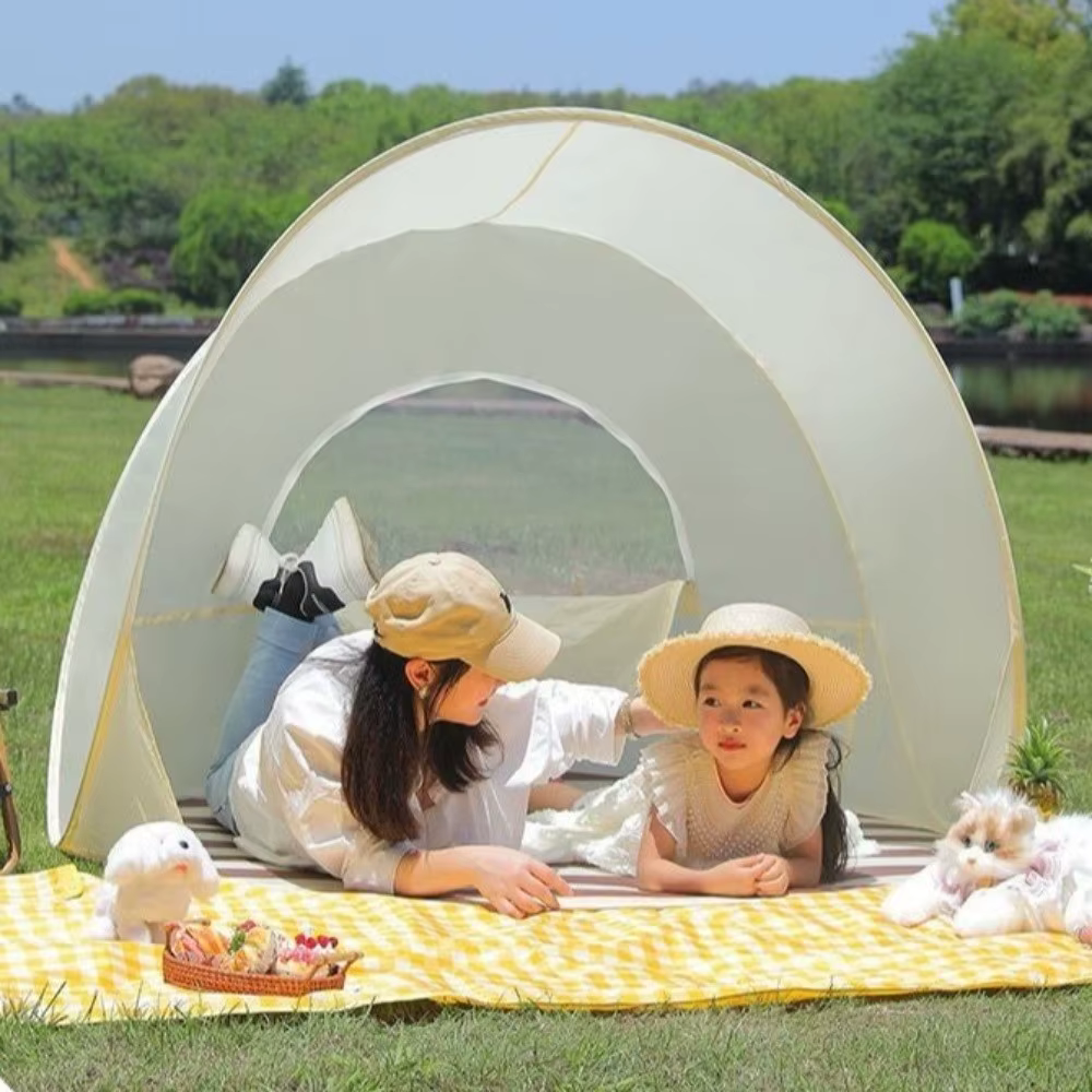Tente de camping automatique portable à installation instantanée pour 2 à 4 personnes
