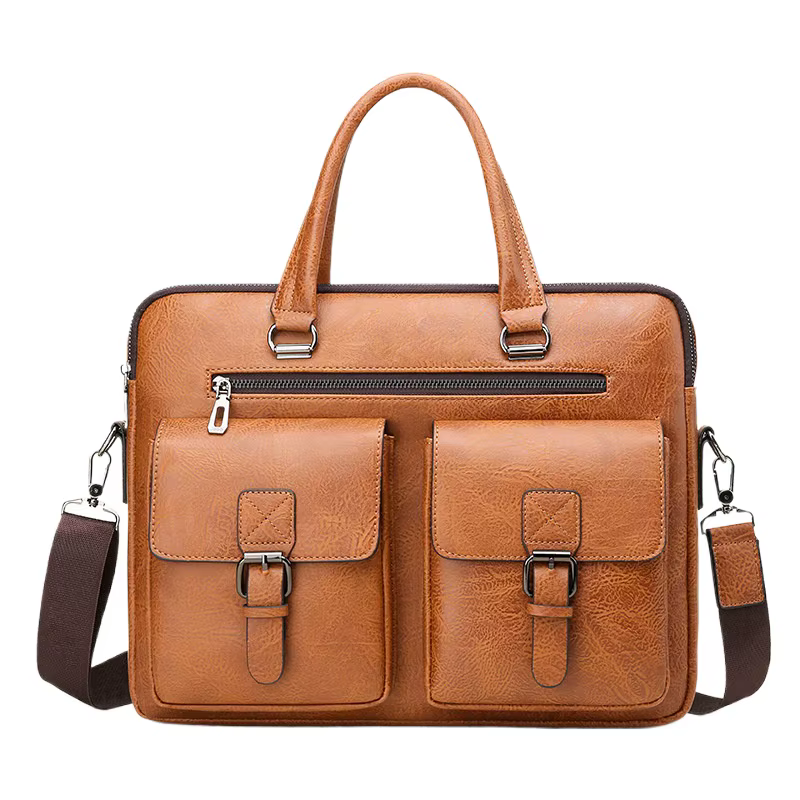 Porte-documents pour hommes – Épaule et sac à main d'affaires, sac de bureau décontracté à la mode, vente en gros du fabricant