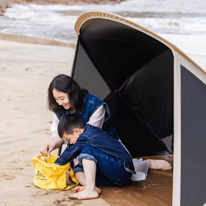 Tentes de plage pare-soleil souples pour l'extérieur