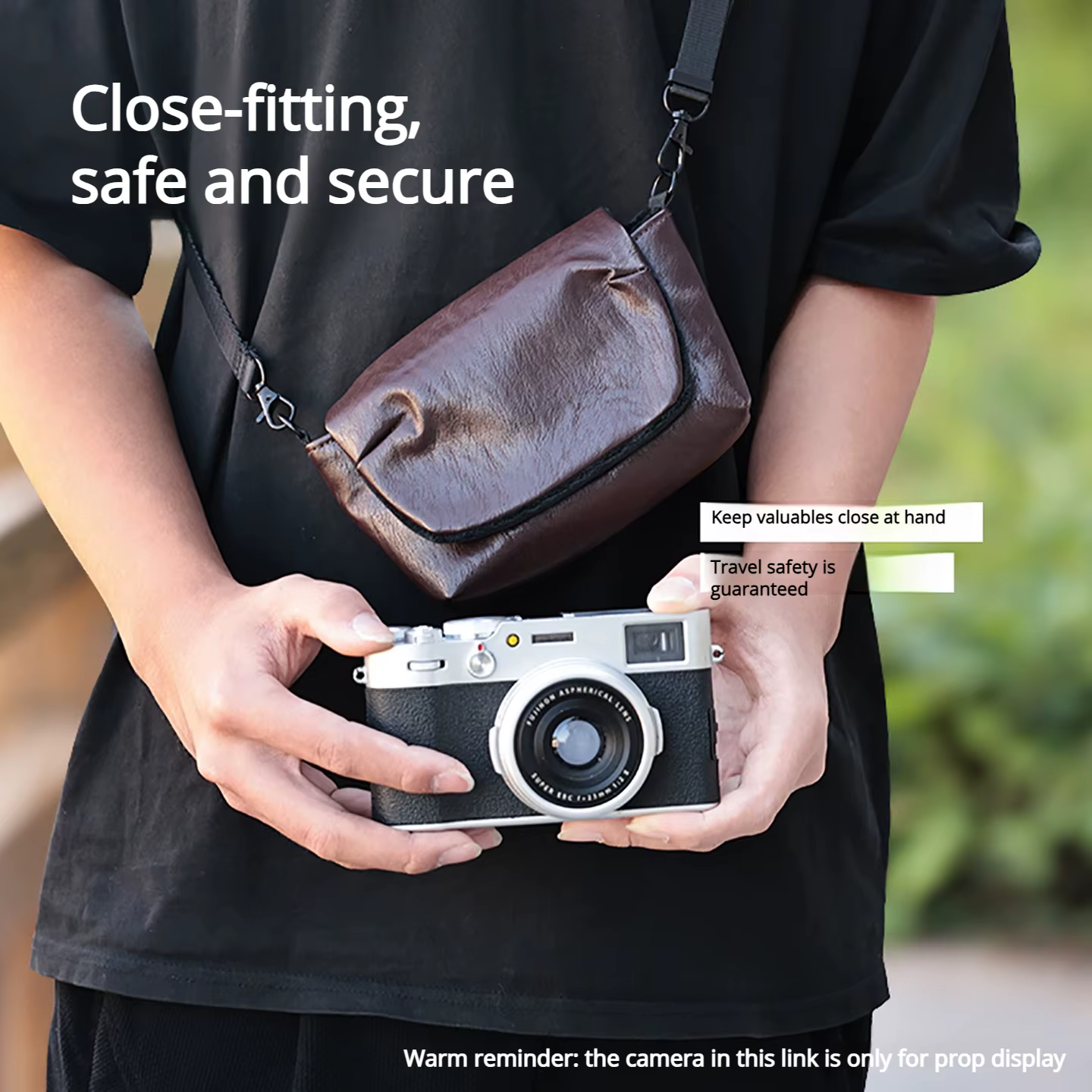 Étui pour appareil photo en cuir souple, pour Fuji X100VI X100V X100f X70 X100s Fujifilm Panasonic LX100 Canon PowerShot V1