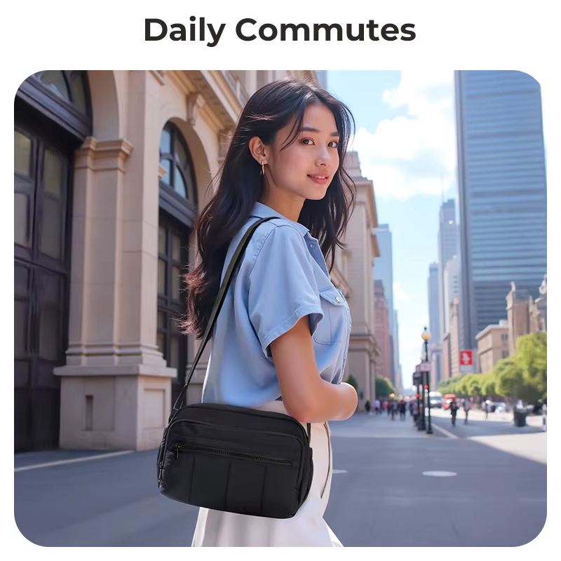BAGSMART Sac Hobo pour femme, sac bandoulière pour collège, grande capacité, sac à main décontracté, imperméable, léger, sac à bandoulière pour les voyages quotidiens
