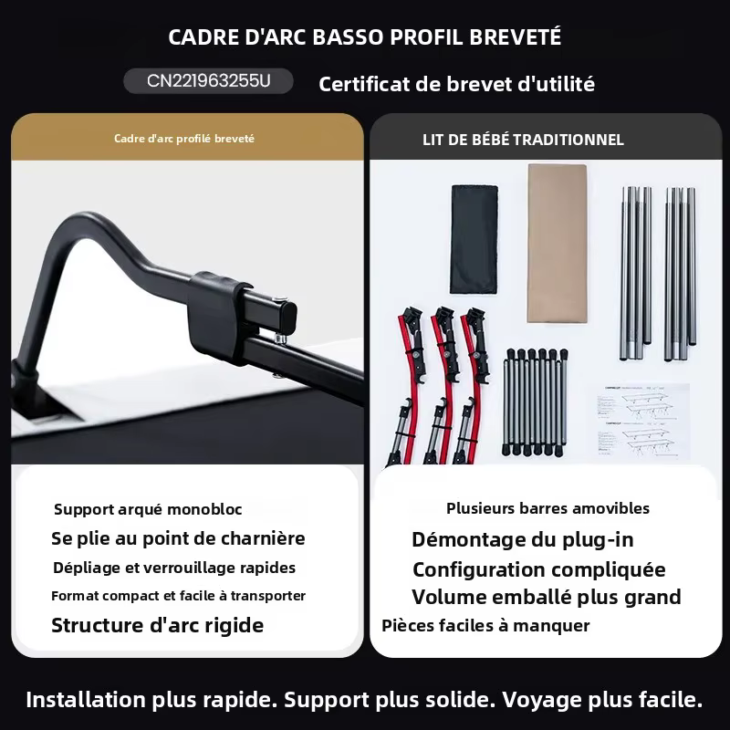 Lit de camping portable WILDYEE