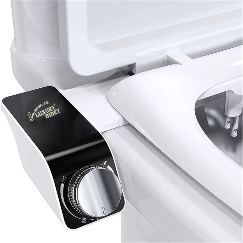 1 ensemble de Bidet Portable pour femmes, fixation de toilette autonettoyante avec pulvérisateur Non électrique, accessoires hygiéniques de salle de bains