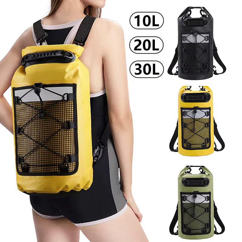 Sac sec étanche en PVC 20L/30L pour femmes et hommes