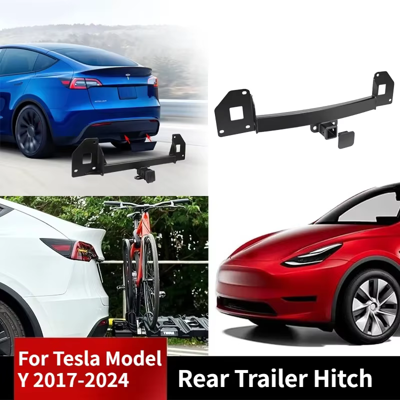 Attelage pour Tesla Model Y 2017-2024, crochet de remorquage, anneau de remorquage arrière, récepteur, ne comprend pas le crochet, adaptateur de crochet de remorquage, accessoire automobile
