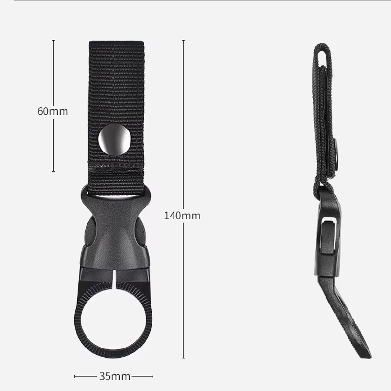 Mousqueton en nylon EDC pour porte-bouteille d'eau