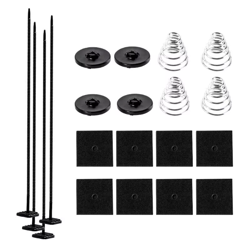 Accessoires pour ventilateur de radiateur de climatisation automobile : Kit de fixation avec serre-câbles, attaches, languettes et ressorts