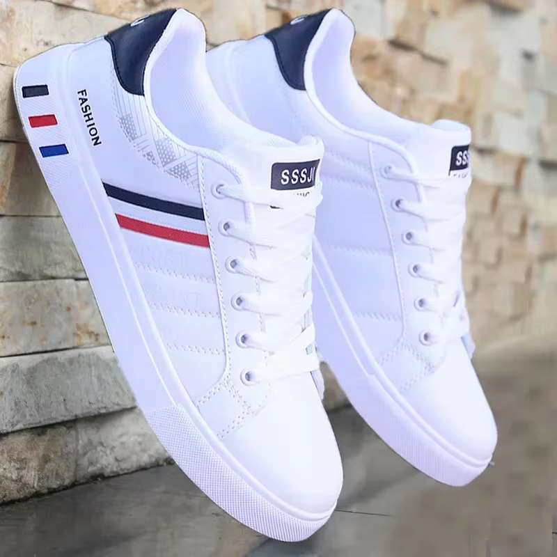 Chaussures plates pour hommes, baskets de sport d'extérieur printemps-automne, chaussures vulcanisées tendance pour hommes