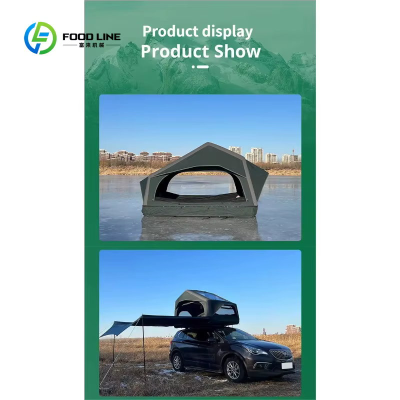 Tente de toit gonflable entièrement automatique personnalisée pour voiture compacte ou pick-up