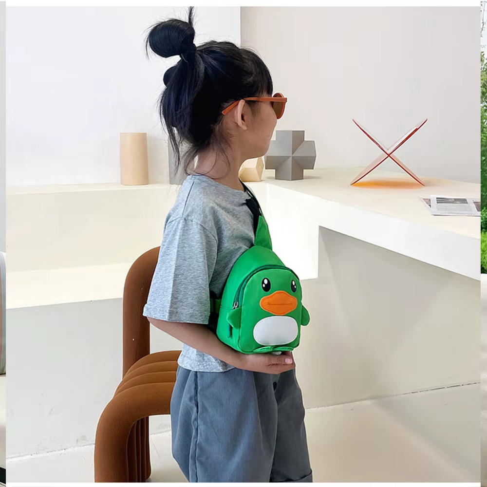 Sac à Bandoulière en Forme de Canard de Dessin Animé