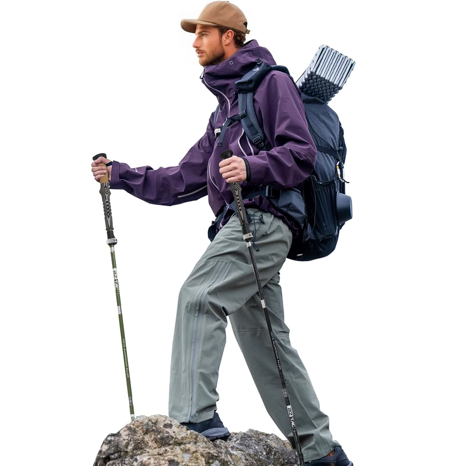 La nouvelle bâton de trekking pliable est portable