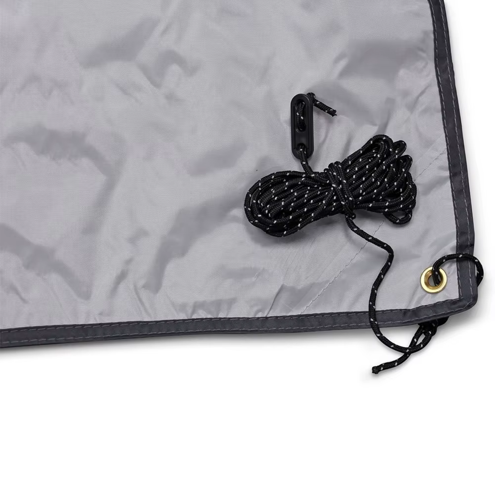Ensemble de tente de camping pour camping-car, auvent de protection solaire pour camping-car, tente latérale pour caravane, tente extérieure 3x2,4m avec sac de rangement pour accessoires de caravane