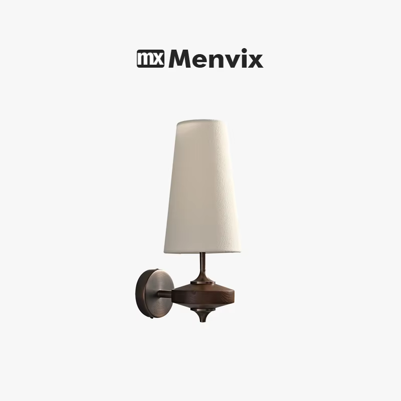 Menvix – applique murale française Vintage en bois massif