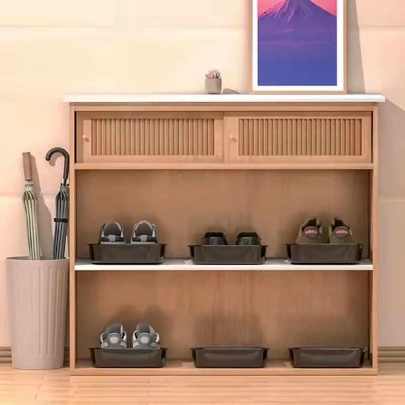 Boîte de rangement multifonctionnelle et durable pour chaussures de voiture, organiseur d'intérieur sous le siège
