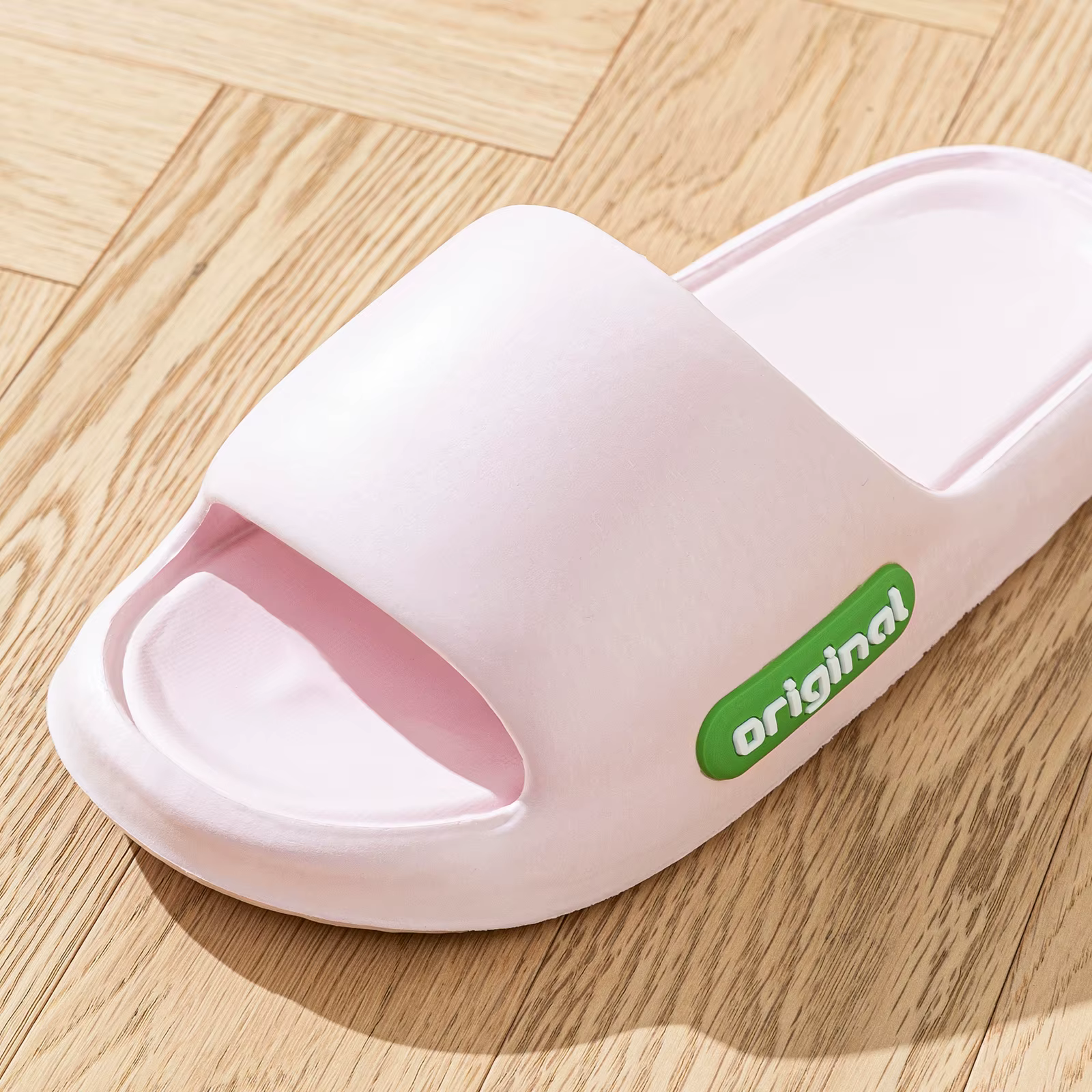 Chaussons pour femmes, confortables, légers, été, semelle souple, mode, intérieur, antidérapants, à bout ouvert, respirants, mignons, chaussures de plage