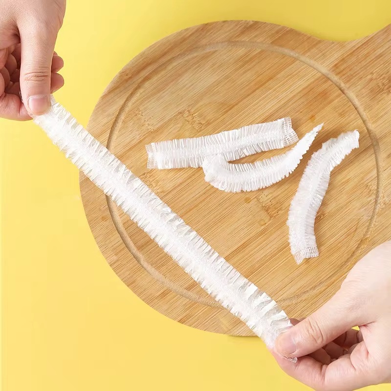 Couvercle alimentaire jetable Saran Wrap, couverture intestinale de qualité alimentaire, sac en plastique de conservation de la fraîcheur, accessoires de rangement de cuisine