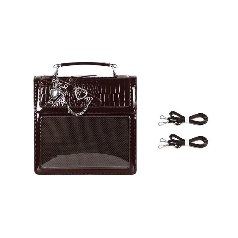 Sac à Dos SвIta Gothique pour Épices, Cartable Transparent, Multifonction, Carré, pour Femme