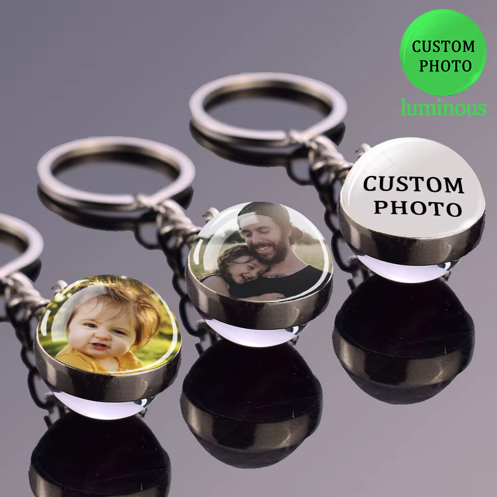 Porte-clés produits personnalisés Logo personnalisé Photo bricolage