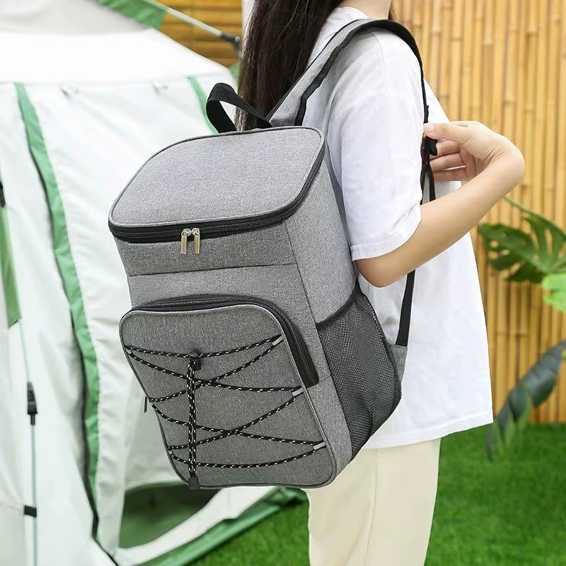 Sac à dos isolé-sac isolé en tissu Oxford grande capacité pique-nique en plein air sac à dos