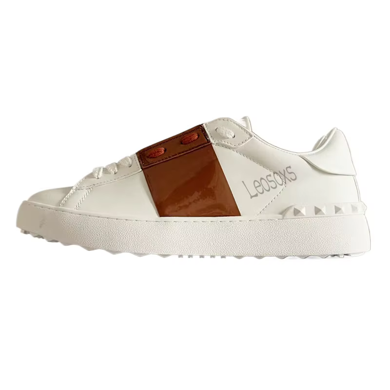 Baskets respirantes tendance printemps pour femme 2026 – Chaussures décontractées en cuir blanc vulcanisé pour femme, idéales pour l'été