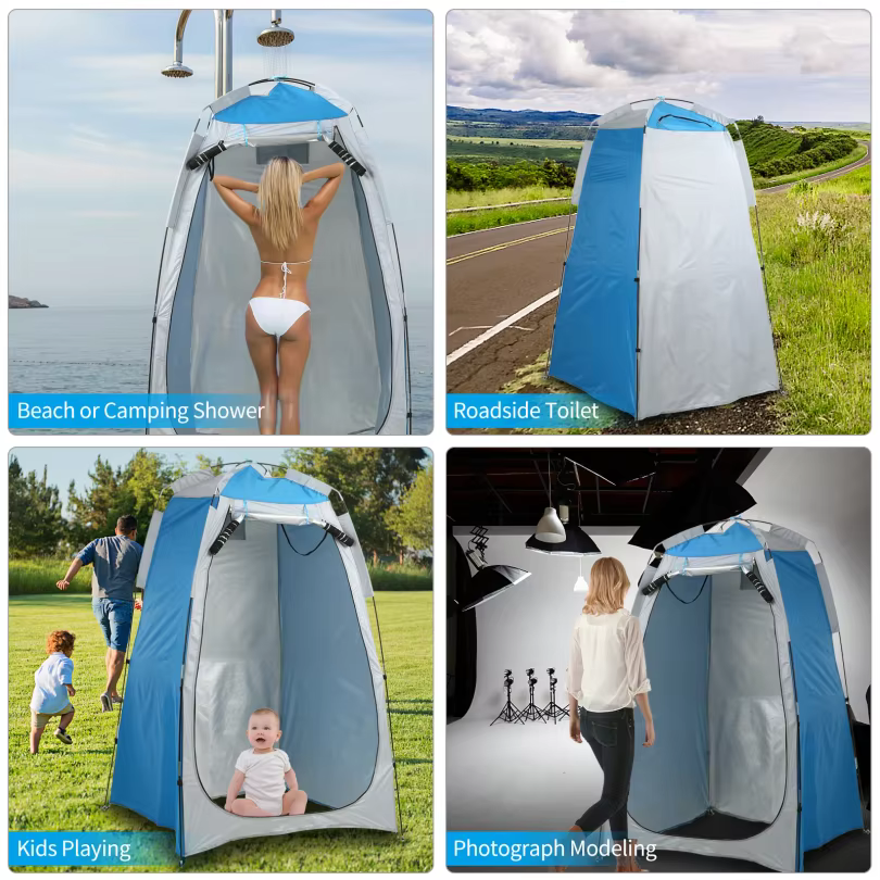Tente à langer Portable pour douche de plage