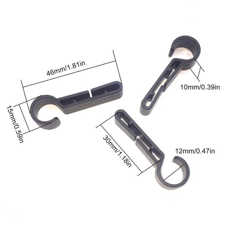Clips de lampe frontale pour casque rigide