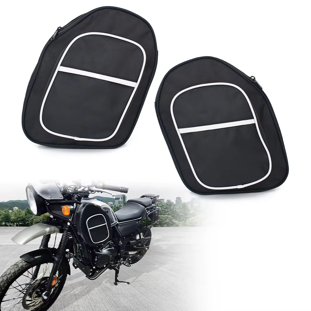 Sac Latéral en Toile pour Cadre Supérieur de Moto, Accessoire Adapté au Modèle ROYAL ENFIpshimalayan 411 2018-2023