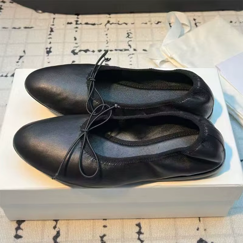 Classiques ballerines chaussures femmes daim cuir papillon-noeud confort mocassins bout rond décontracté en plein air chaussures de marche femme