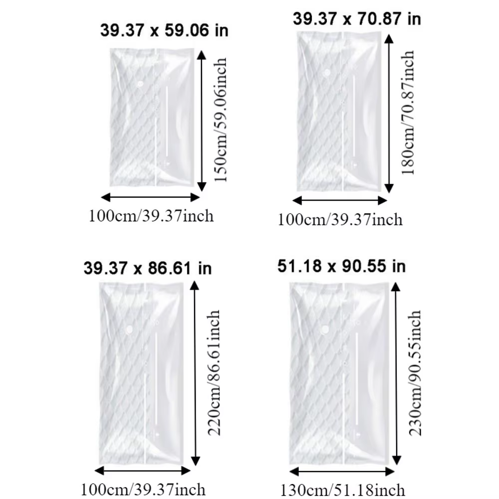 Sac de rangement pour matelas en latex grande capacité