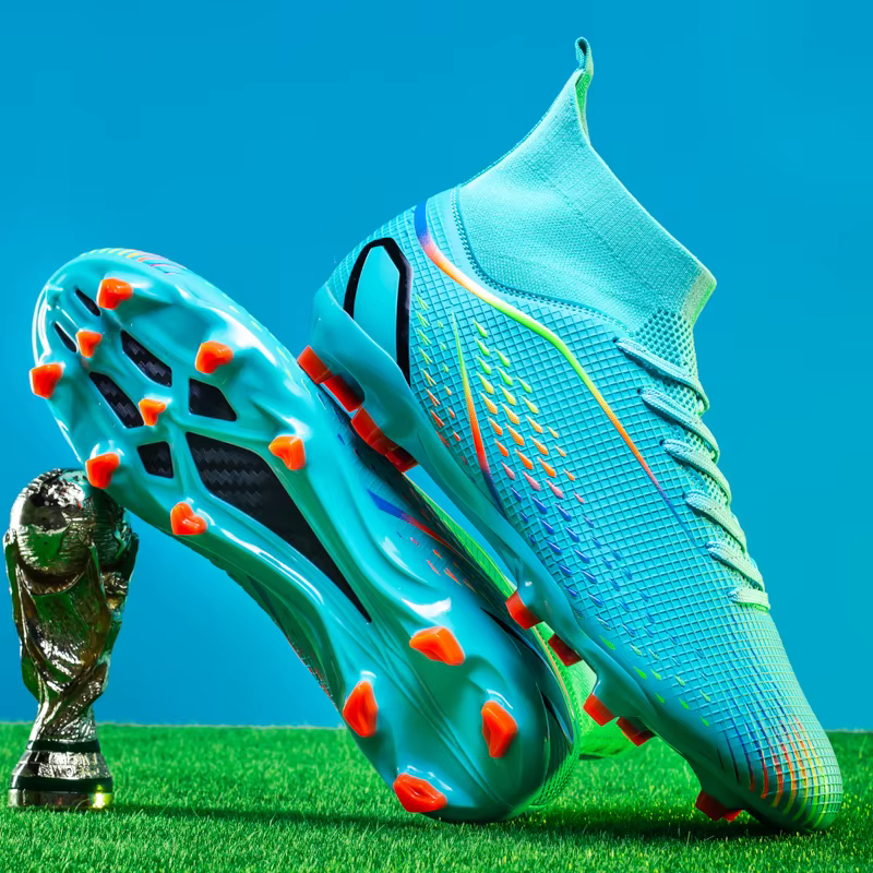 Chaussures de football respirantes unisexes pour hommes, chaussures d'entraînement professionnelles, chaussures de football en plein air, gazon, match de futsal, Ange, non ald