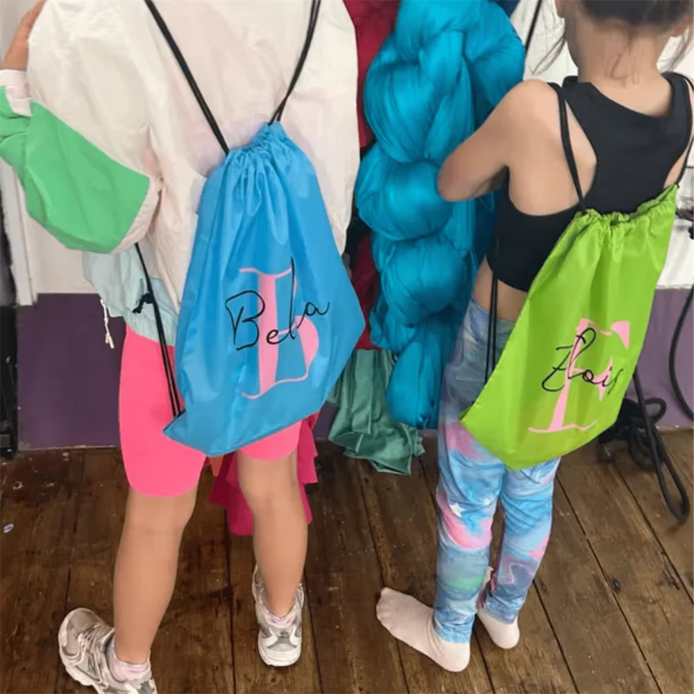 Sac à dos personnalisé avec cordon de serrage, lettres nominatives personnalisables, sac de sport/gym/natation, sac de plage, sac de voyage, décoration de fête, sac à dos personnalisé