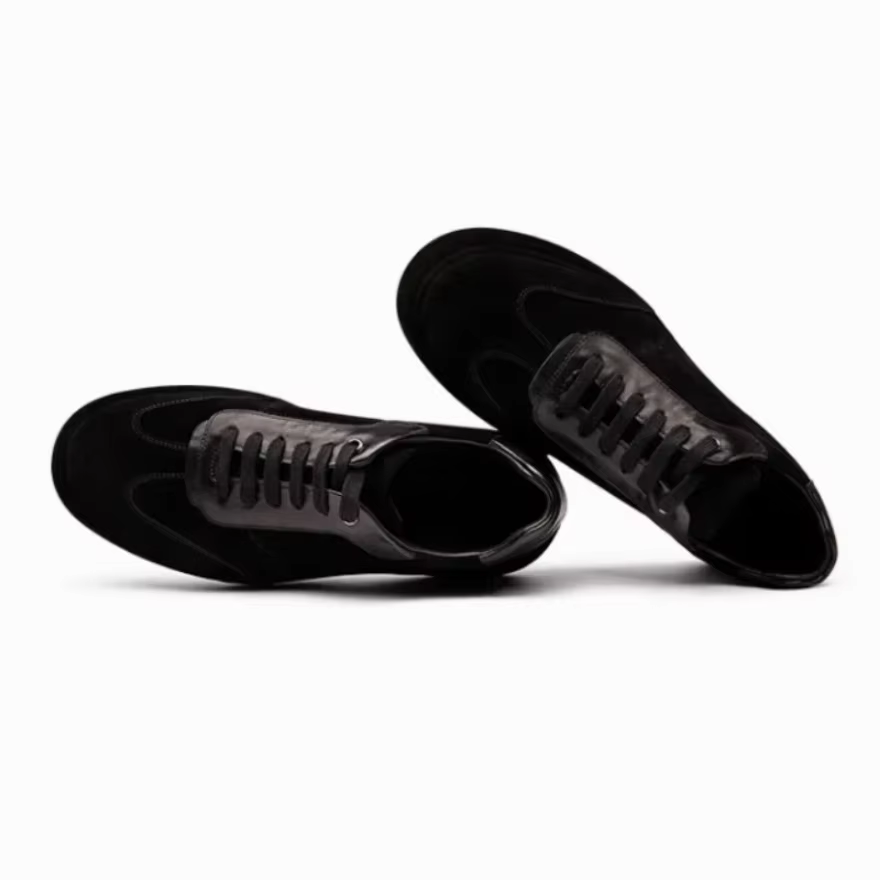 Mocassins légers en daim pour hommes, nouvelle formation allemande, planche en cuir véritable, ponçage, loisirs, sport, chaussures en cuir tendance, printemps