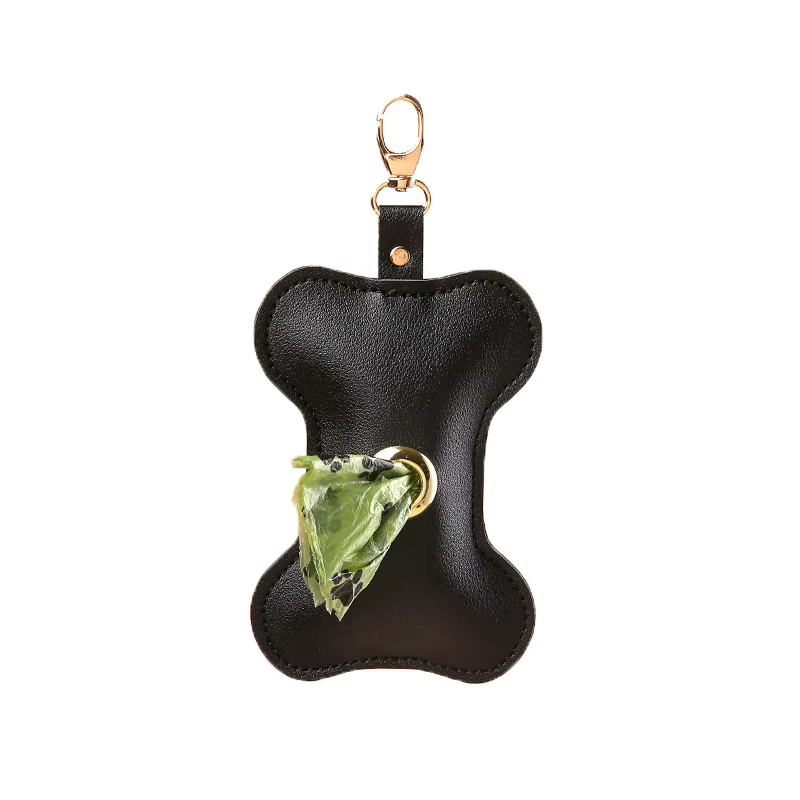 Sac de collection de roses pour animaux de compagnie en cuir PU