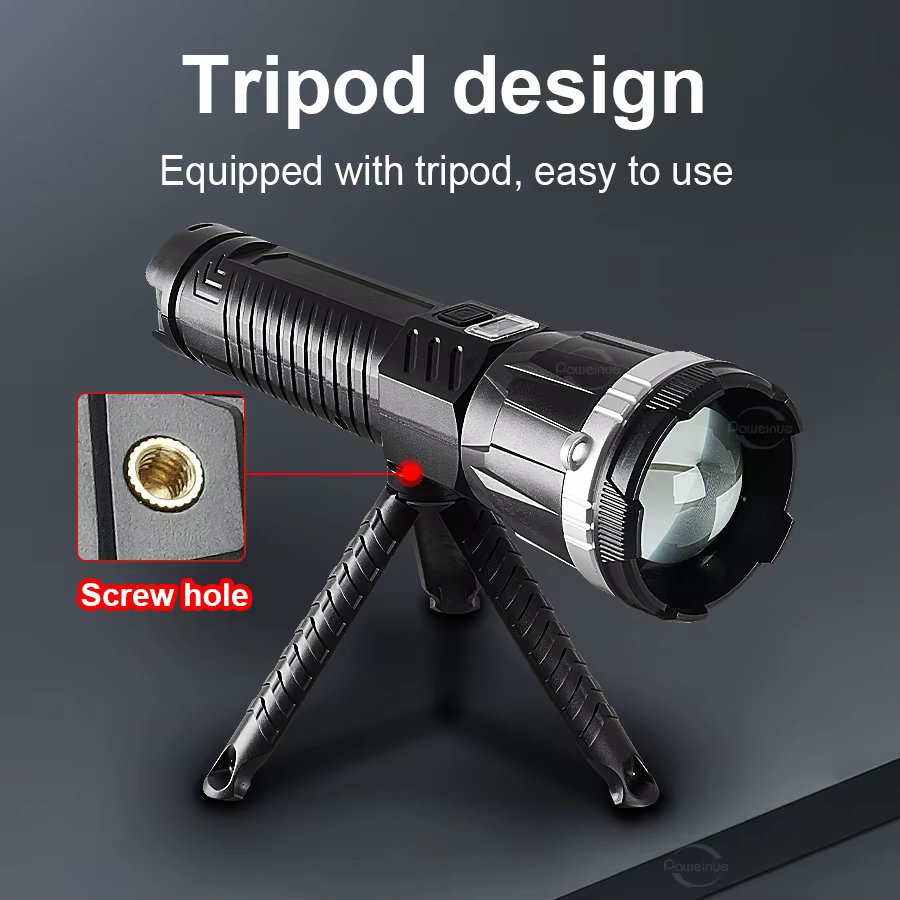 850000000LM lampes de poche LED les plus puissantes Ultra lumineux longue portée 5000M lampe torche Zoomable