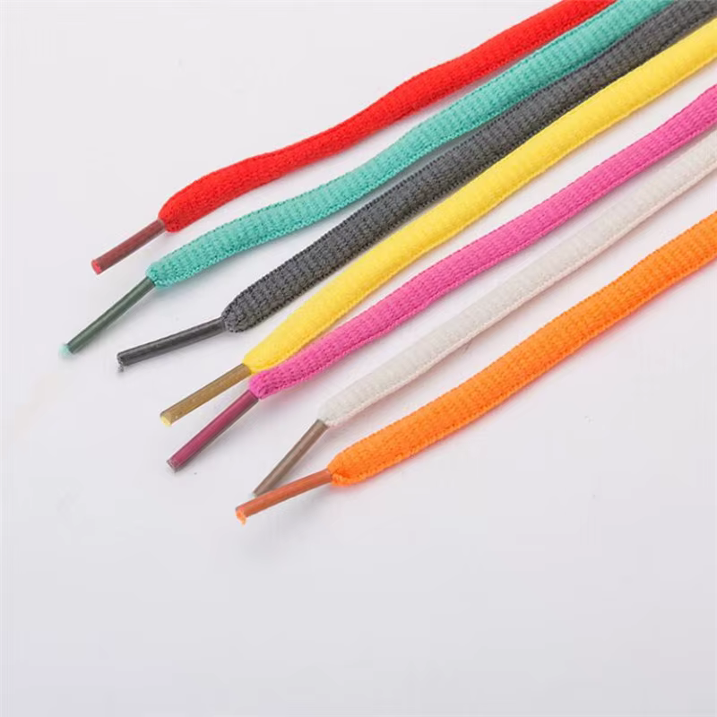 Lacets de chaussures ovales longs de 120CM