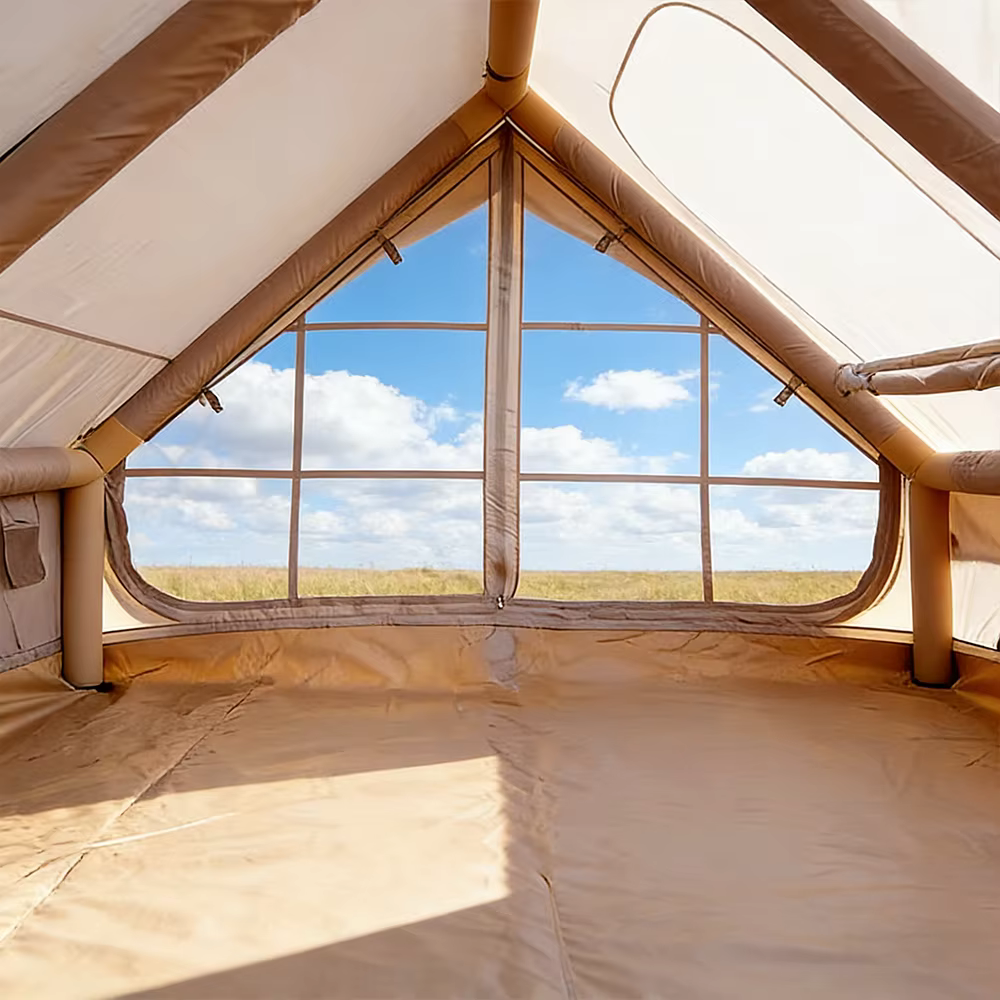 Grande tente de camping gonflable pour 4 à 8 personnes