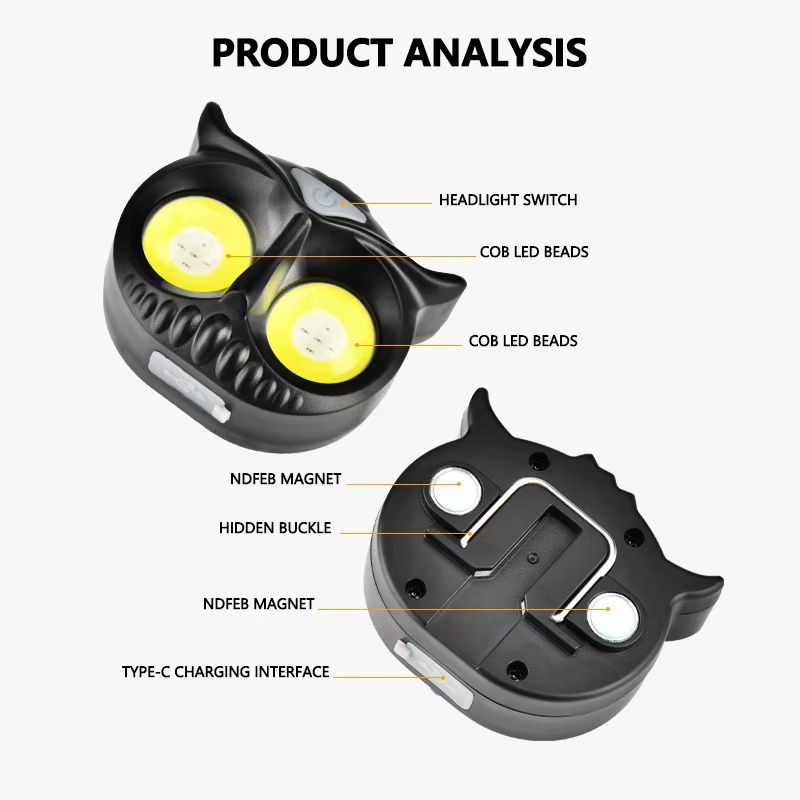 Lampes frontales LiitoKala Owl LH-208/209