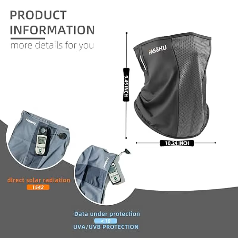 Masque de Protection solaire de Sport en maille respirante