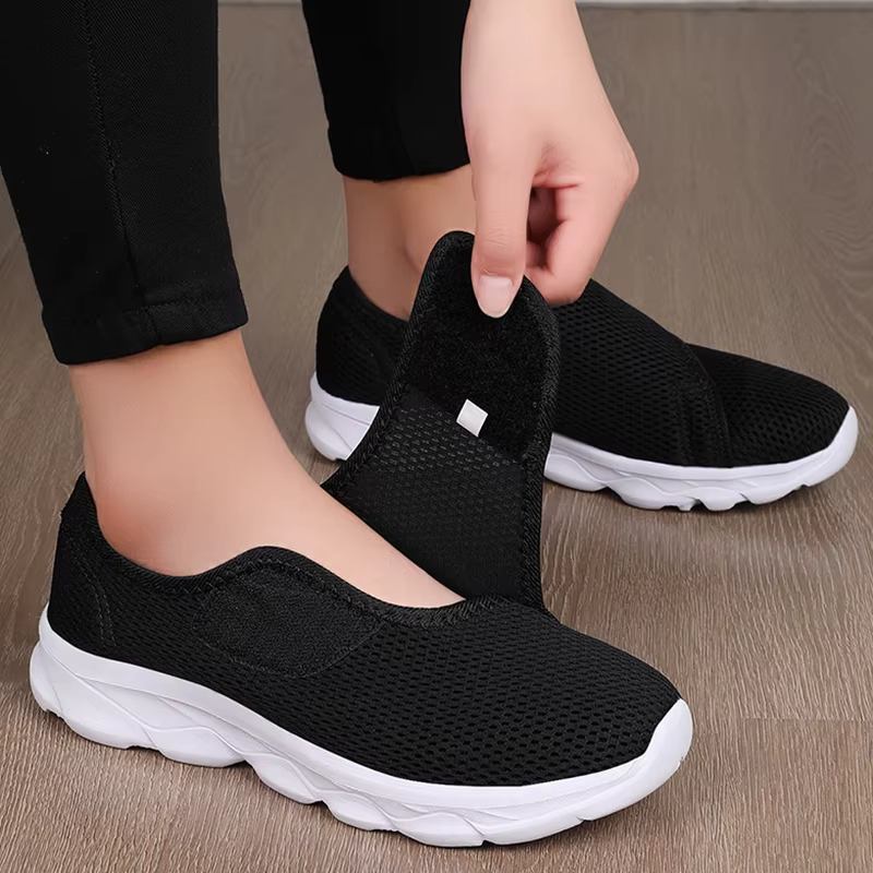 Nouvelles Chaussures Décontractées Orthopédiques pour Pieds Larges et Gonflés, avec Correction de l'Éversion du Pouce, Souples et Confortables, pour Diabétiques et la Marche