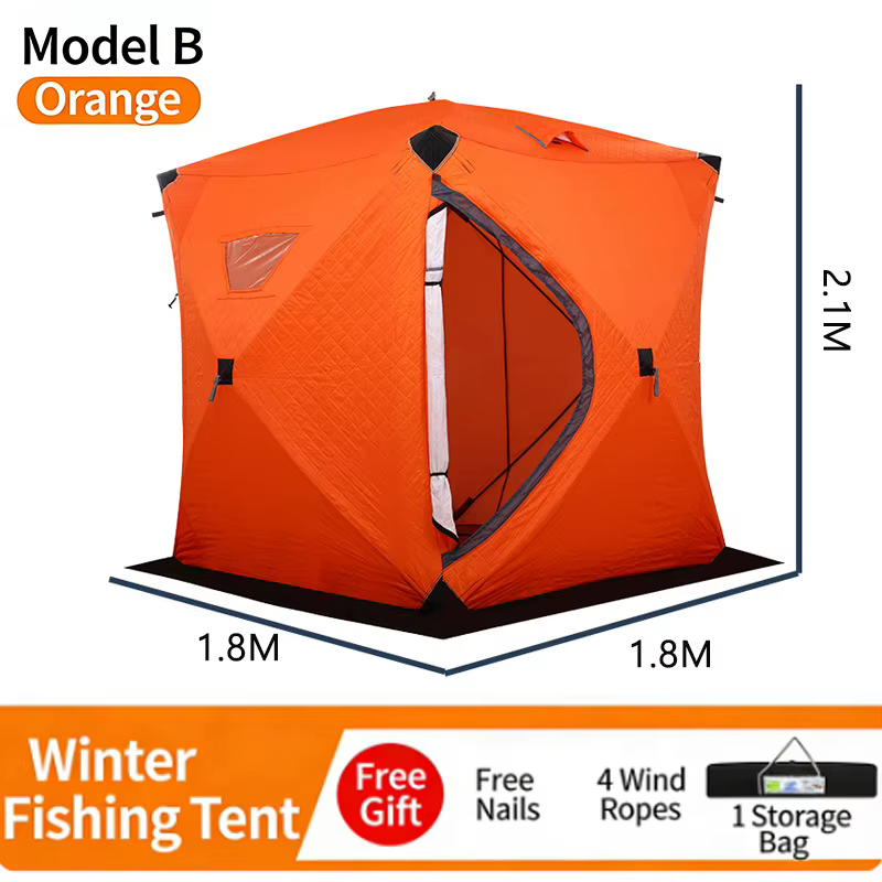Tente d'hiver hexagonale octogonale pour le camping