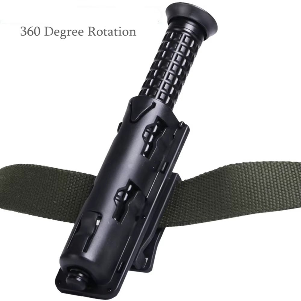 Porte-bâton, pochette télescopique rotative à 360 degrés