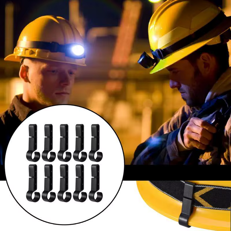 Clips de lampe frontale pour casque rigide