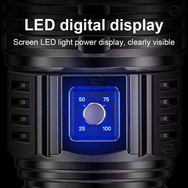 200000000LM lampe de poche LED la plus puissante 1500W lampes