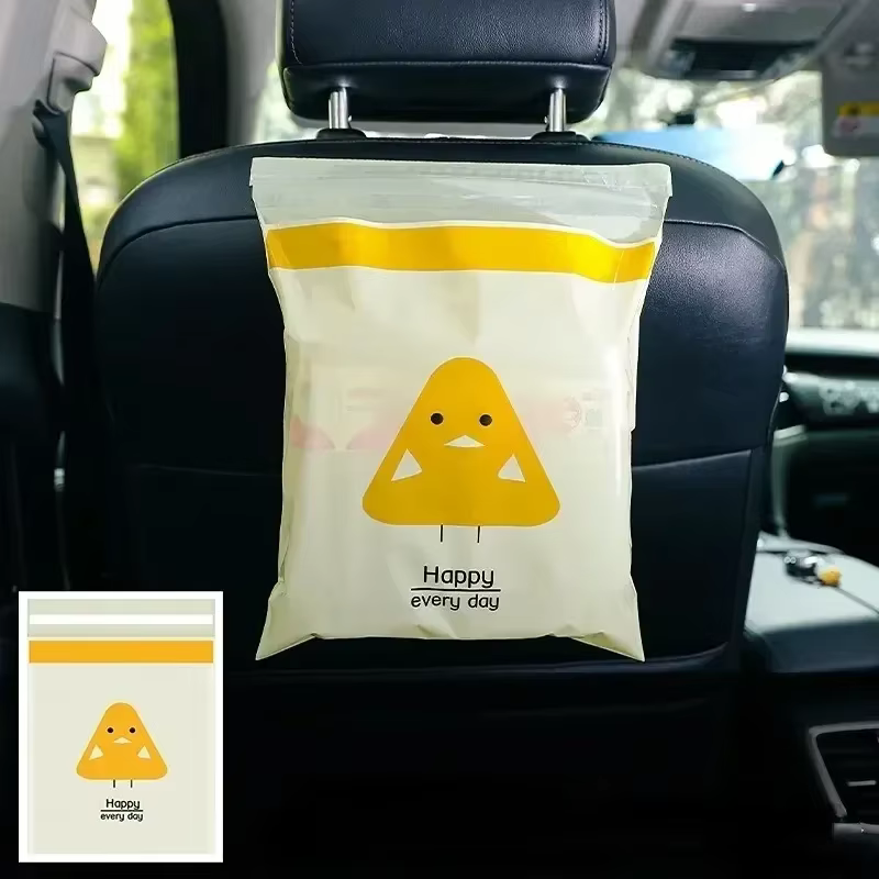 Sacs poubelles jetables pour voiture, 15 pièces, imperméables, adhésifs, pour toutes les surfaces intérieures de votre véhicule, accessoires de voiture