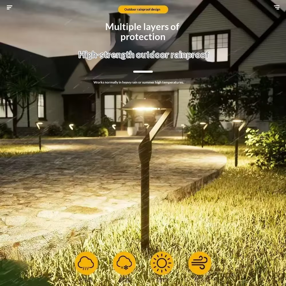 Lampe solaire à économie d'énergie