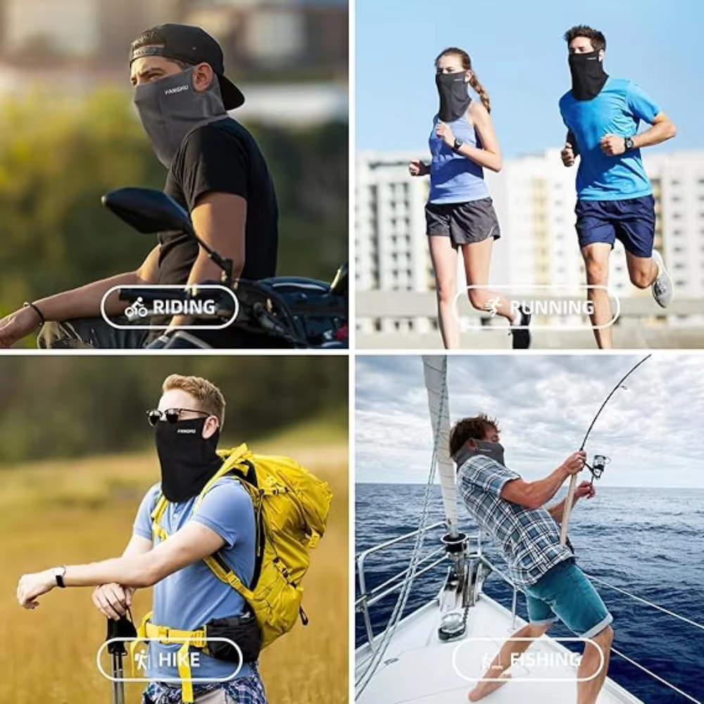 Masque de Protection solaire de Sport en maille respirante