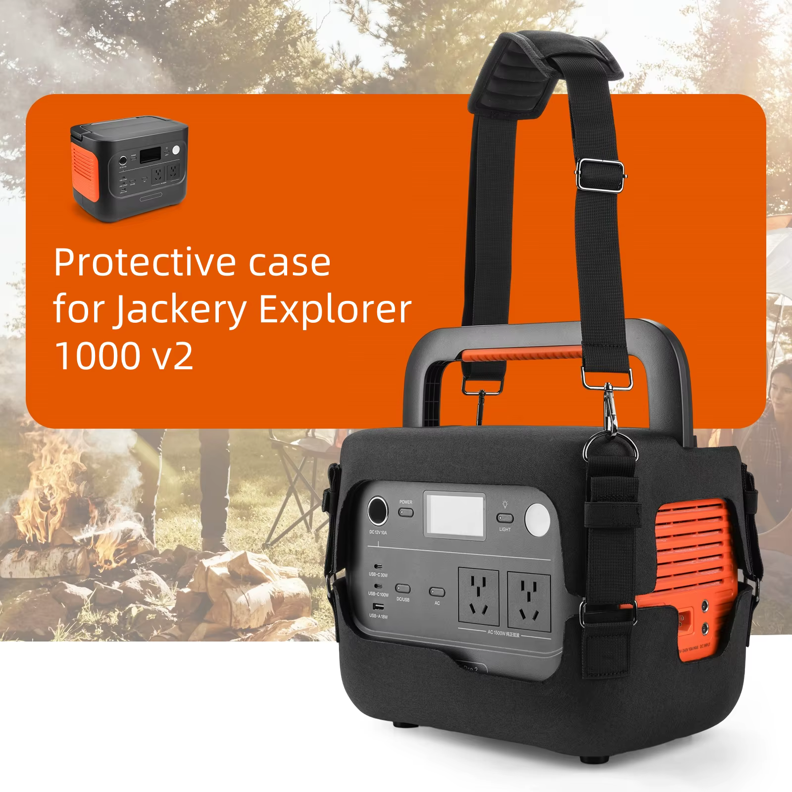 Étui de transport pour Jackery Explorer 1000 v2