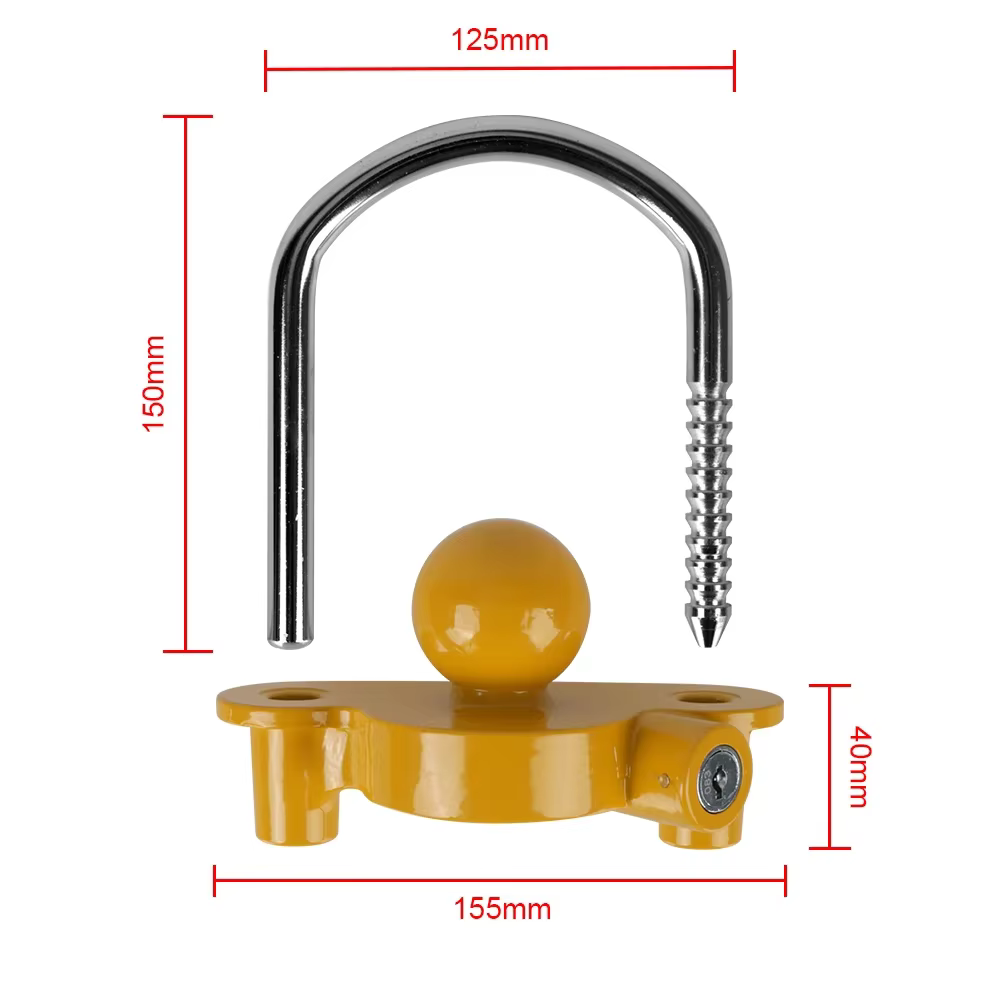 Coupleur de remorque universel, verrouillage d'attelage, boule de remorquage, sécurité antivol réglable, robuste, véhicule camion camion caravane, accessoires