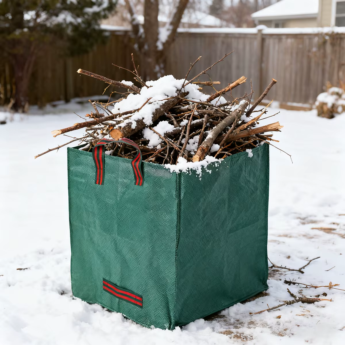 Poubelle de compostage pliable d'extérieur