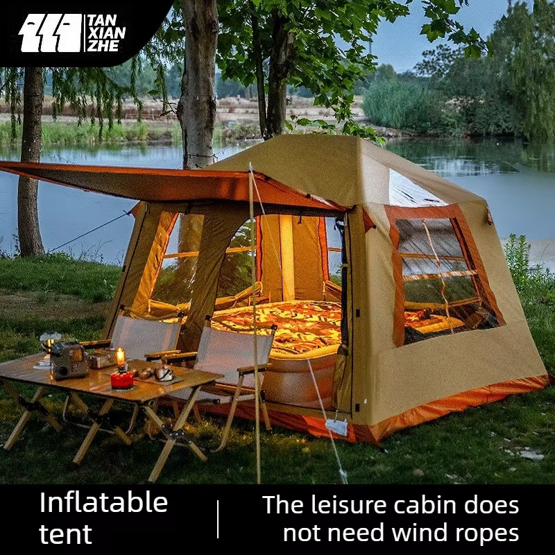 Tente gonflable automatique pour 4 personnes